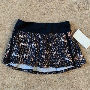 Lululemon Black Sugar Crush Pace Rival Skirt - never worn/no tags